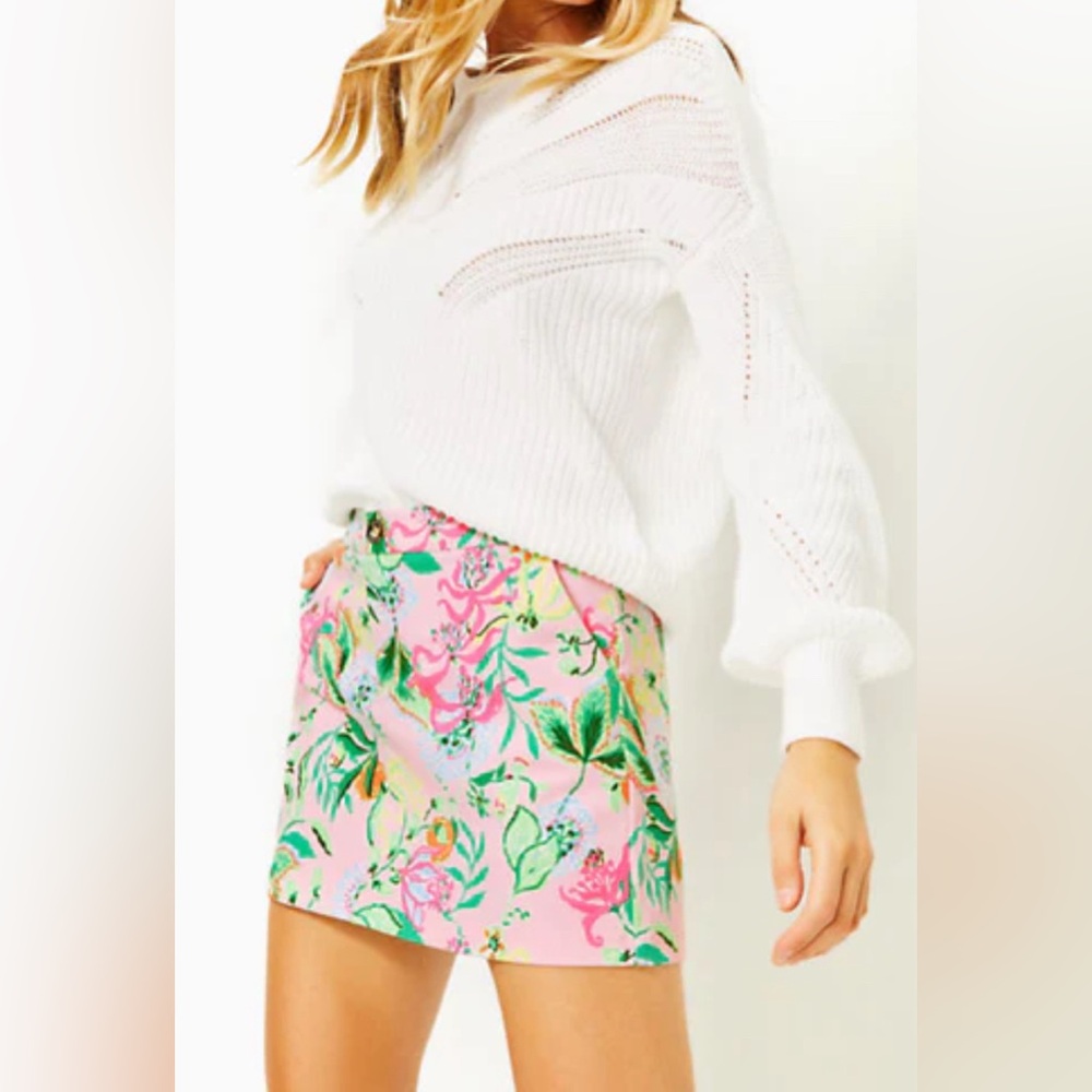 NWT Lilly Pulitzer Colette Knit Skort MULTI
VIA AMORE SPRITZER Size 16 Pink - Picture 6 of 7